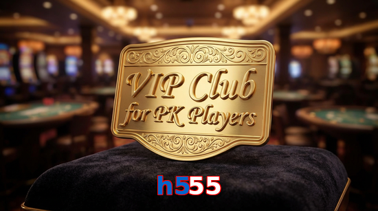 Main screen of H555 vip page for PK players
